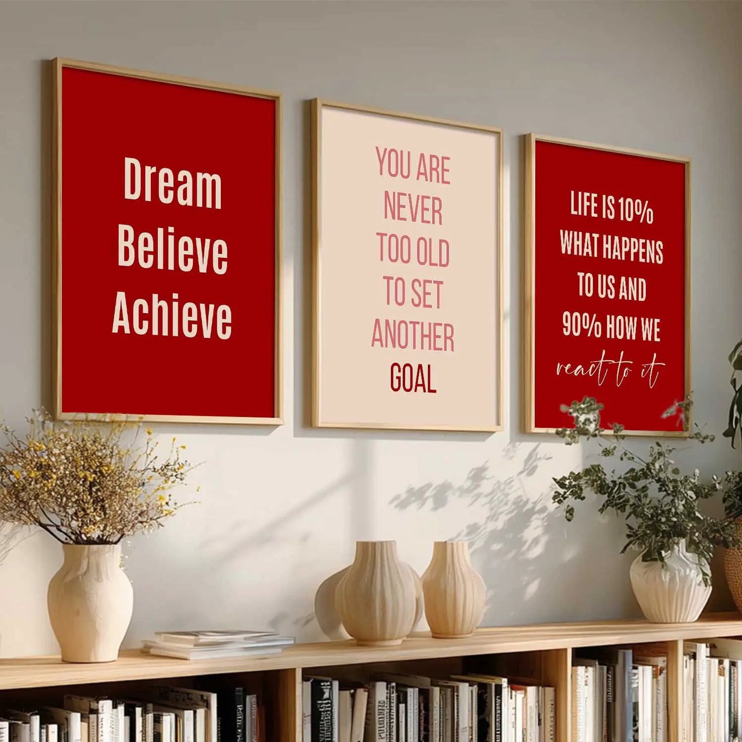 Motivational Wall Art Paintings for Living Room - Wall Poster With frames