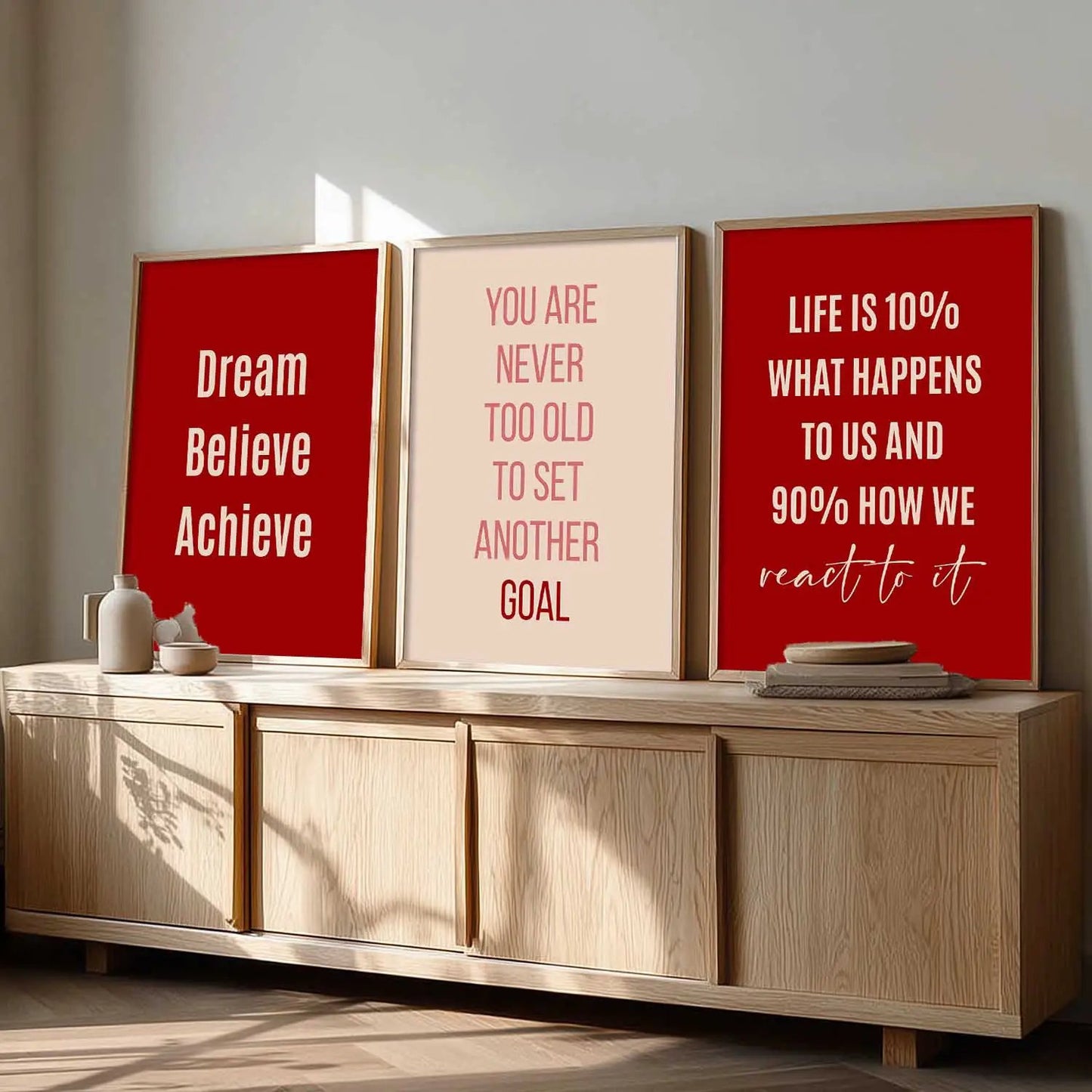 Motivational Wall Art Paintings for Living Room - Wall Poster With frames