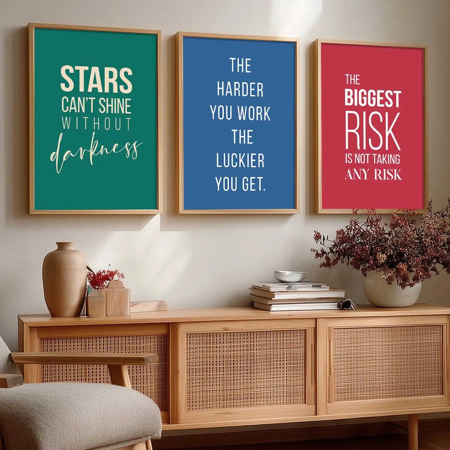Motivational Wall Art Paintings for Living Room - Wall Poster With frames by Kotart store