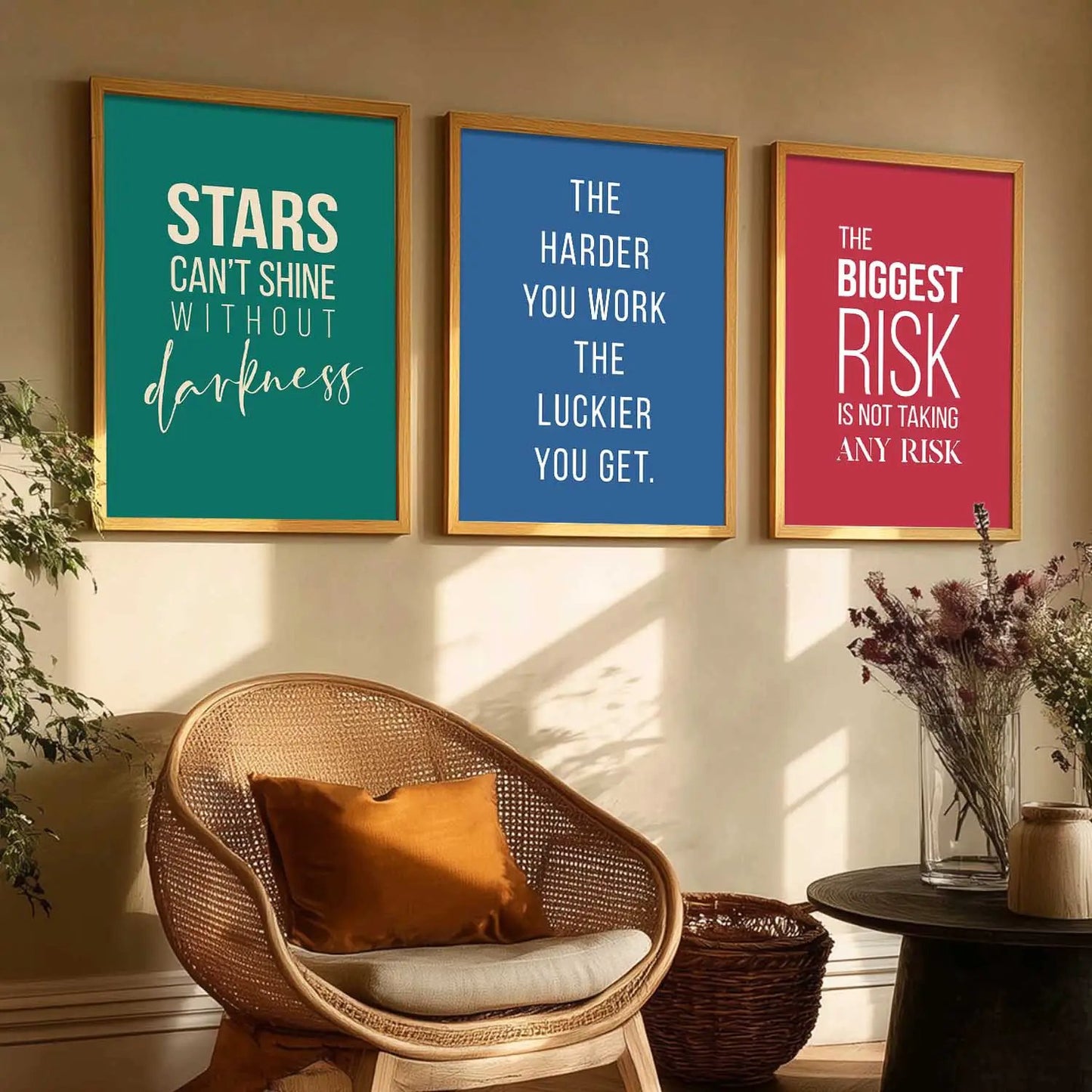 Motivational Wall Art Paintings for Living Room - Wall Poster With frames by Kotart store