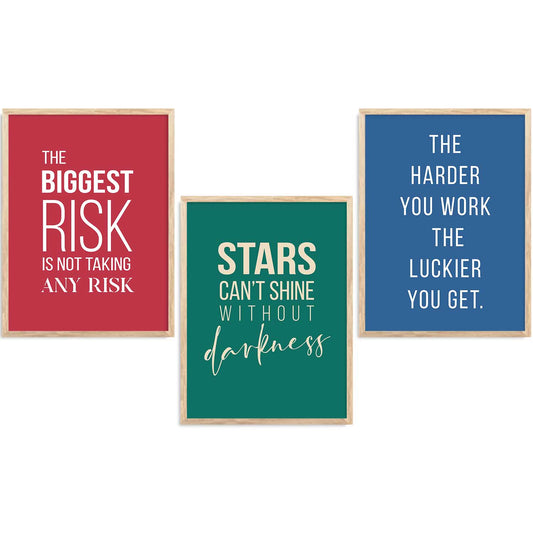 Motivational  Wall Art Paintings for Living Room - Wall Poster With frames