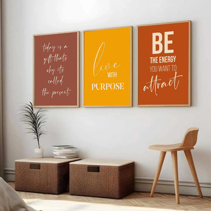 Motivational Wall Art Paintings for Living Room - Wall Poster With frames by Kotart store