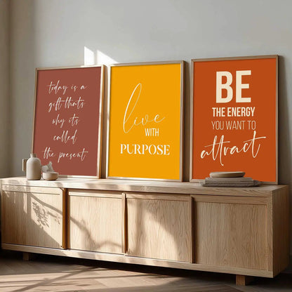 Motivational Wall Art Paintings for Living Room - Wall Poster With frames by Kotart store