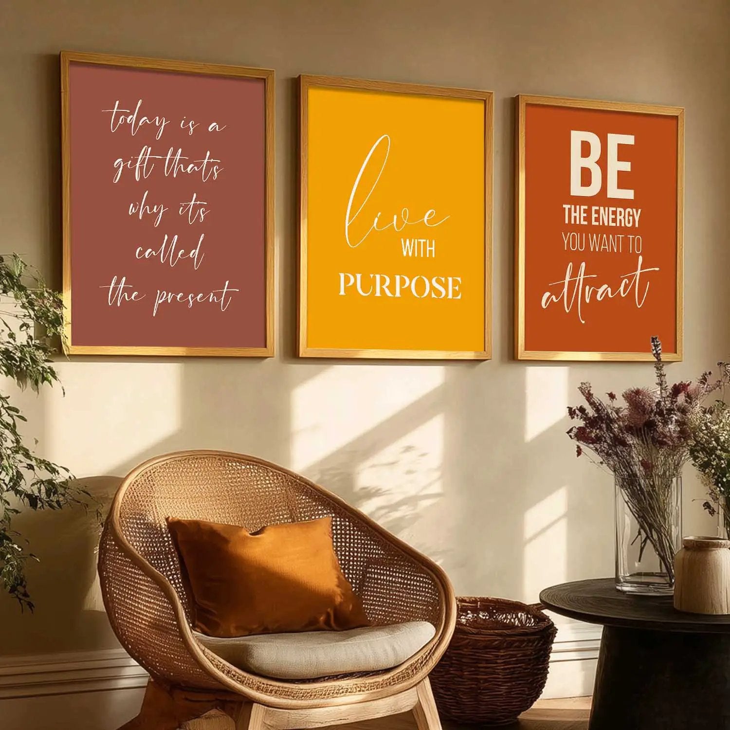 Motivational Wall Art Paintings for Living Room - Wall Poster With frames by Kotart store