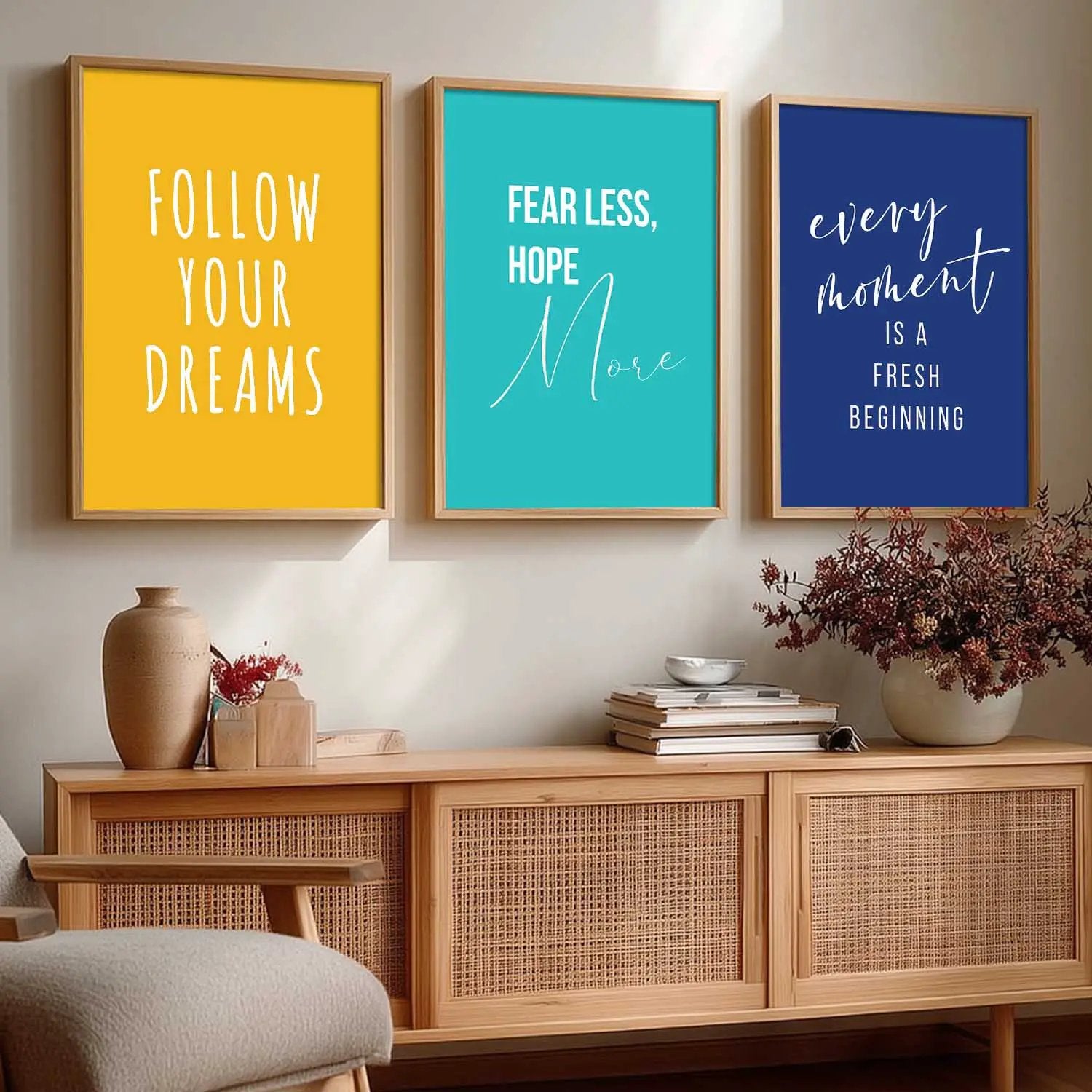 Motivational Wall Art Paintings for Living Room - Wall Poster With frames by Kotart store