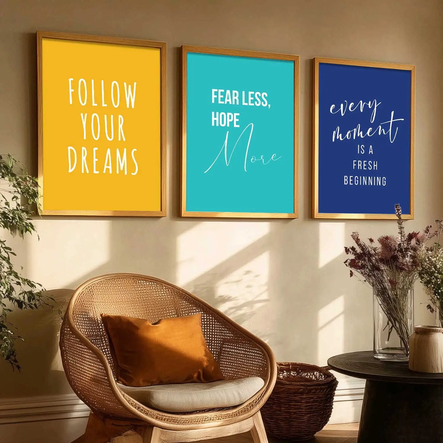 Motivational Wall Art Paintings for Living Room - Wall Poster With frames by Kotart store