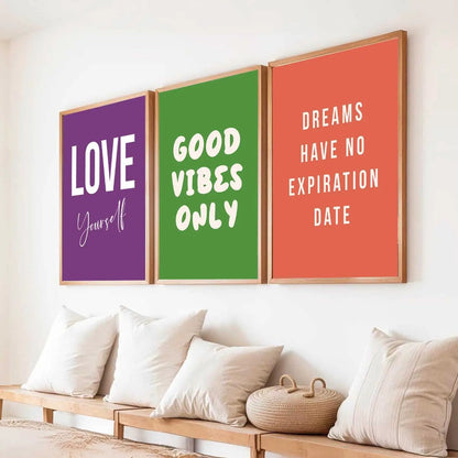 Motivational Wall Art Paintings for Living Room - Wall Poster With frames by Kotart store