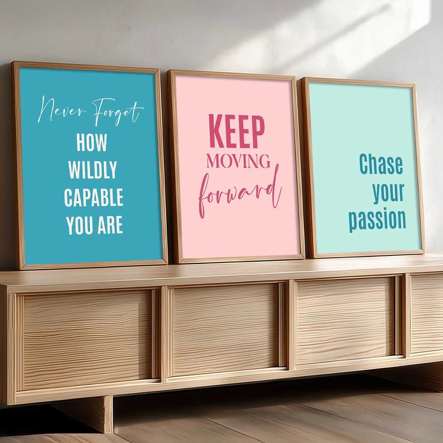 Motivational Wall Art Paintings for Living Room - Wall Poster With frames by Kotart store