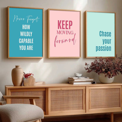 Motivational Wall Art Paintings for Living Room - Wall Poster With frames by Kotart store