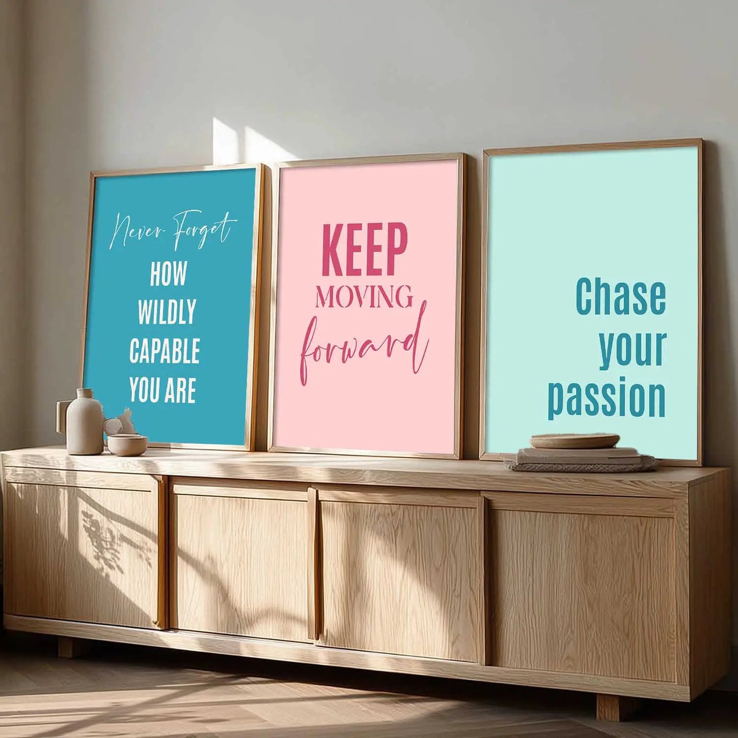 Motivational Wall Art Paintings for Living Room - Wall Poster With frames by Kotart store