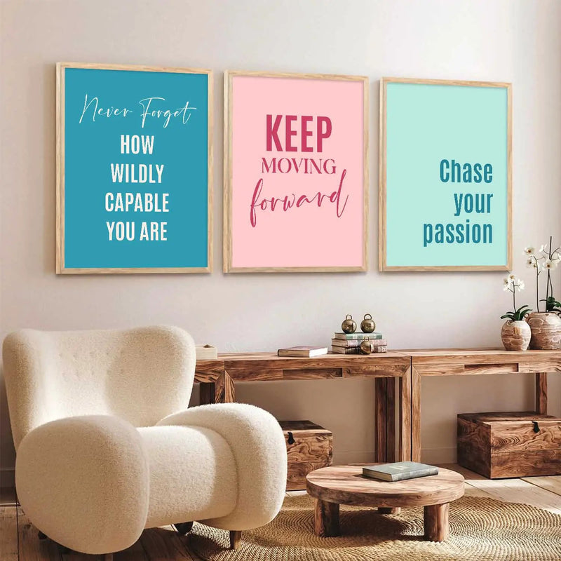 Motivational Wall Art Paintings for Living Room - Wall Poster With frames by Kotart store