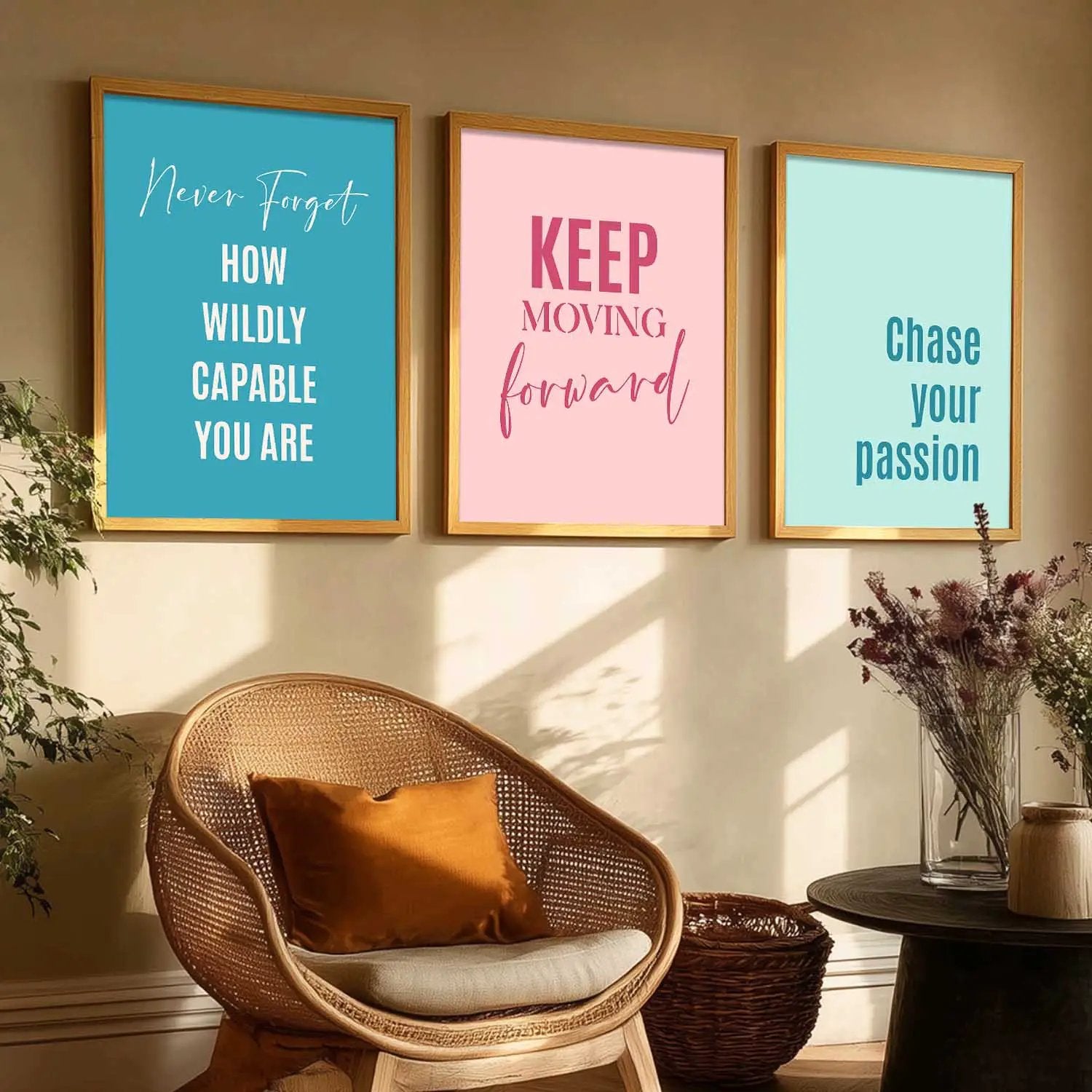 Motivational Wall Art Paintings for Living Room - Wall Poster With frames by Kotart store