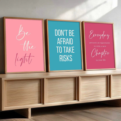 Motivational Wall Art Paintings for Living Room - Wall Poster With frames by Kotart store