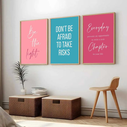 Motivational Wall Art Paintings for Living Room - Wall Poster With frames by Kotart store
