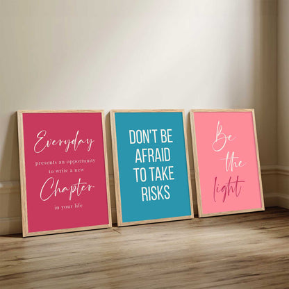 Motivational  Wall   Art Paintings for Living Room - Wall Poster With frames