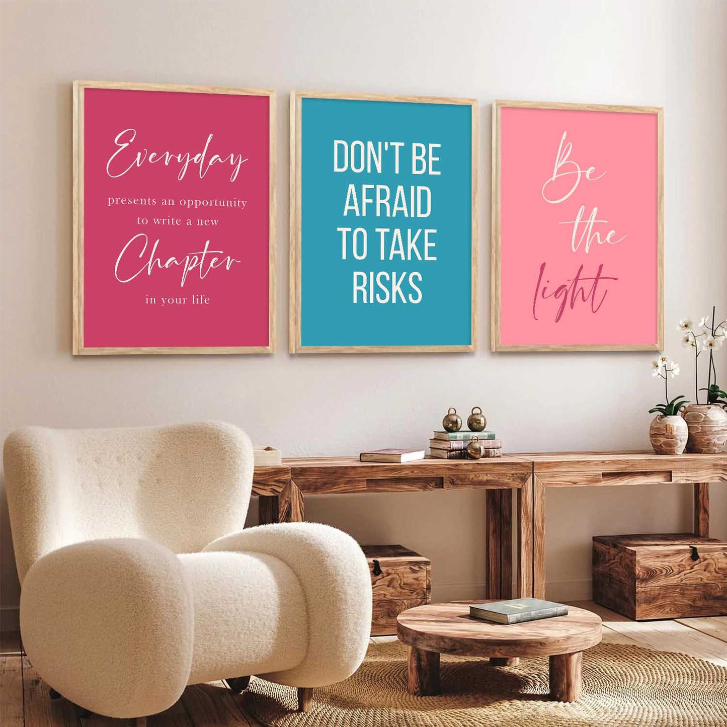 Motivational  Wall   Art Paintings for Living Room - Wall Poster With frames
