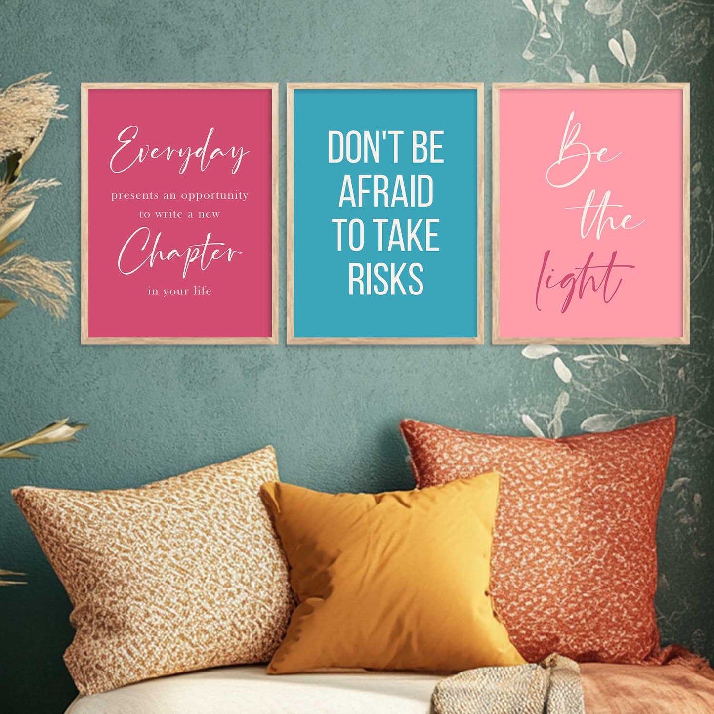 Motivational  Wall   Art Paintings for Living Room - Wall Poster With frames