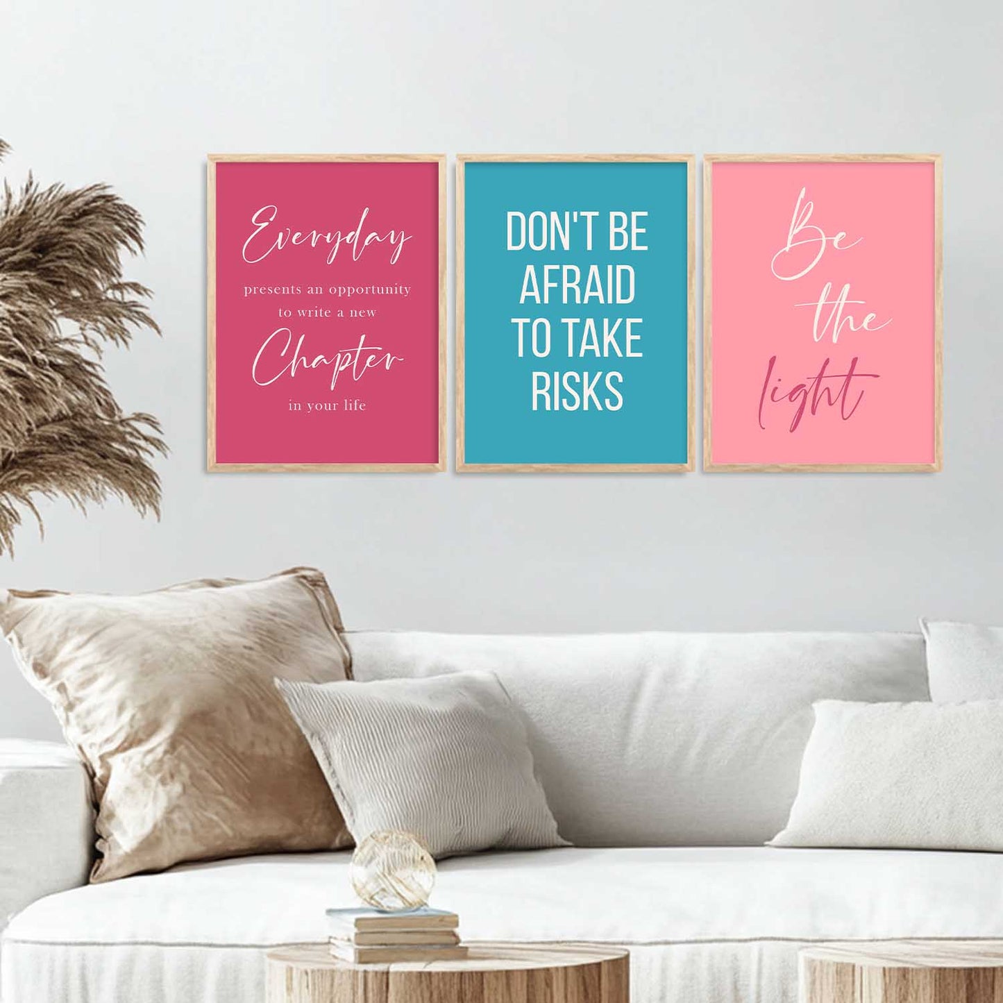 Motivational  Wall   Art Paintings for Living Room - Wall Poster With frames