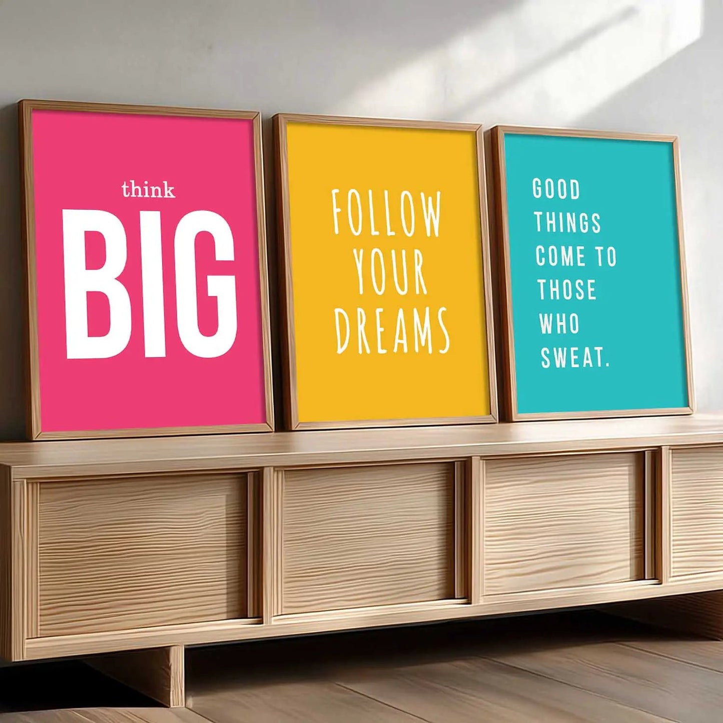 Motivational Wall Art Paintings for Living Room - Wall Poster With frames by Kotart store