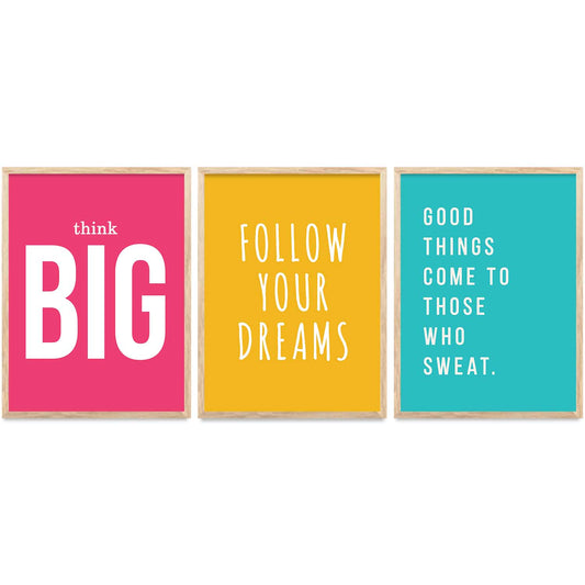 Motivational  Wall  Art Paintings for Living Room - Wall Poster With frames