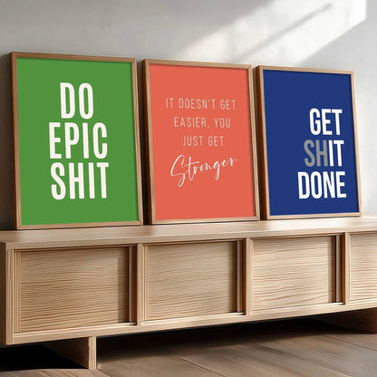 Motivational Wall Art Paintings for Living Room - Wall Poster With frames by Kotart store