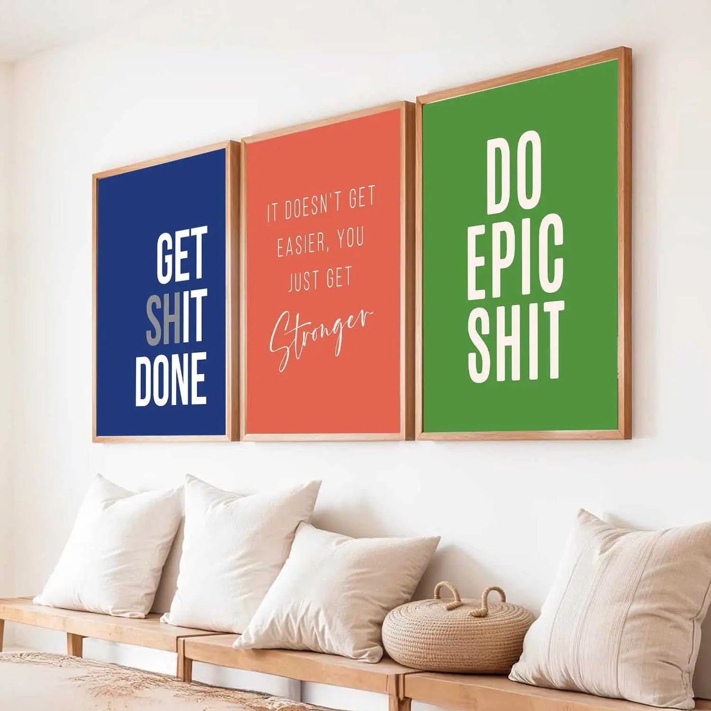 Motivational Wall Art Paintings for Living Room - Wall Poster With frames by Kotart store