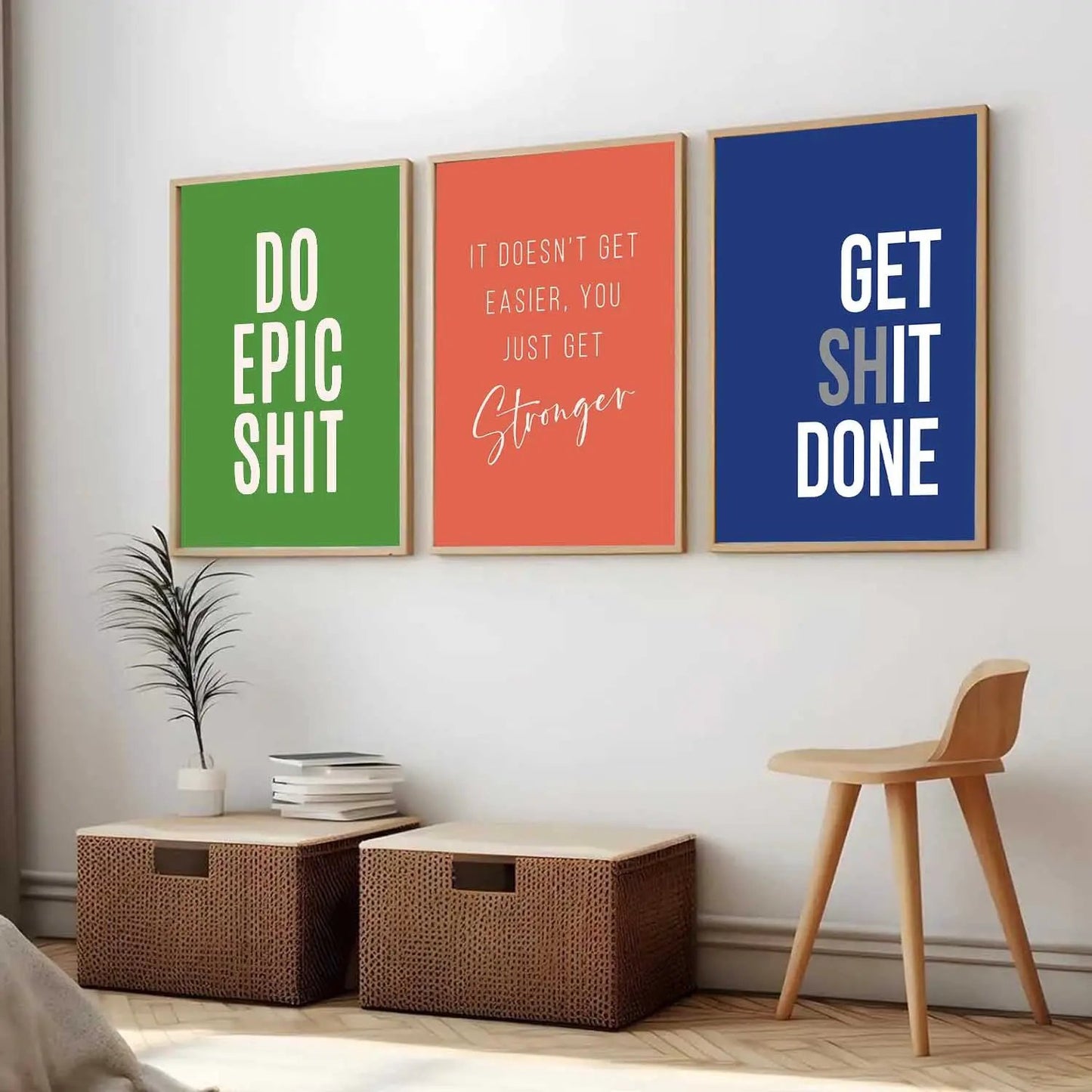 Motivational Wall Art Paintings for Living Room - Wall Poster With frames by Kotart store