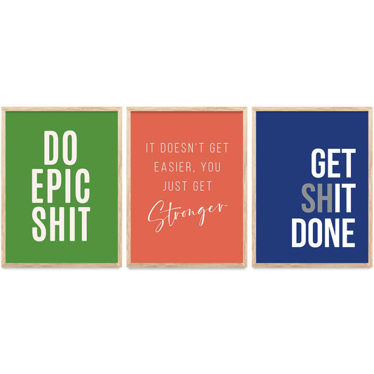 Motivational  Wall Art Paintings for Living Room - Wall Poster With frames