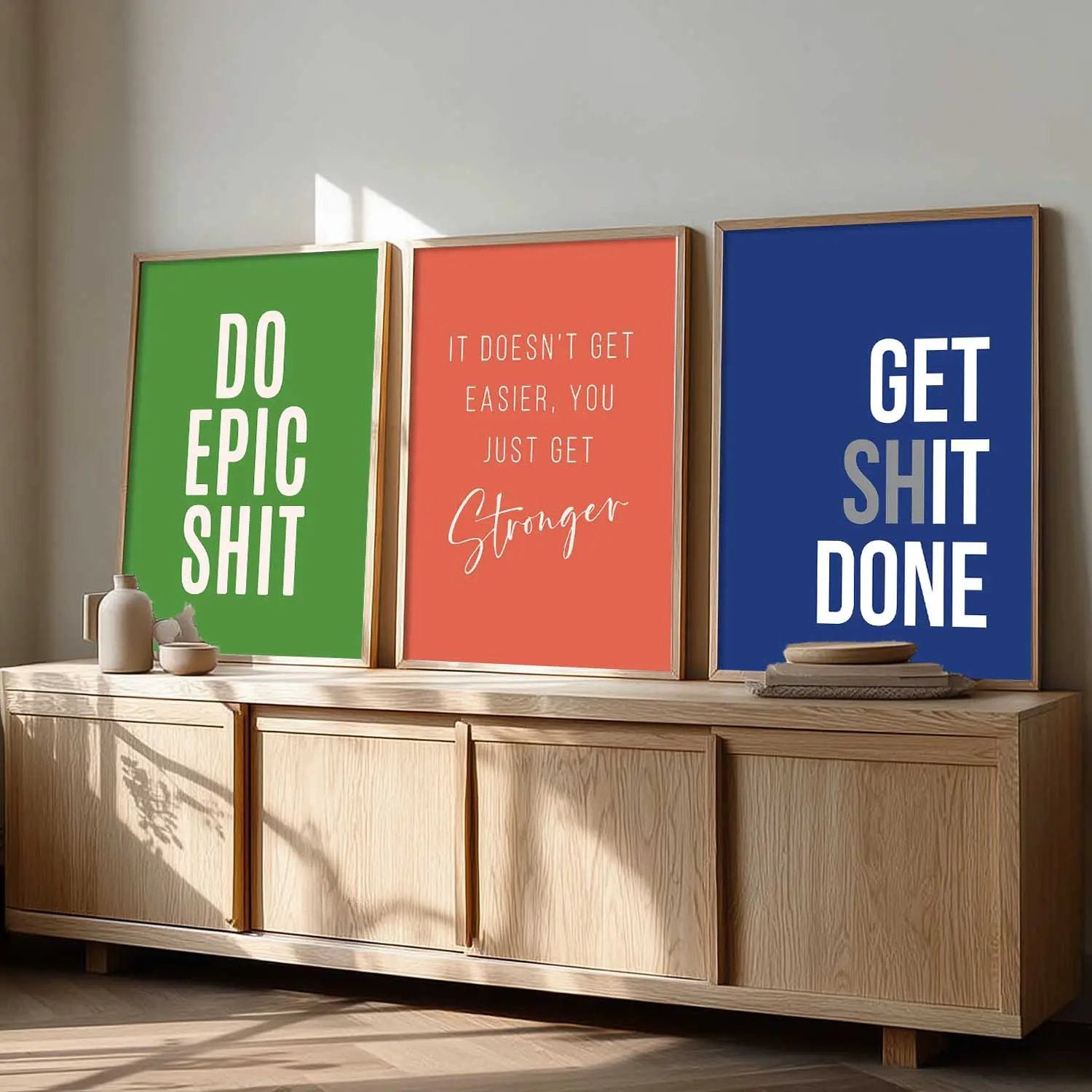 Motivational Wall Art Paintings for Living Room - Wall Poster With frames by Kotart store