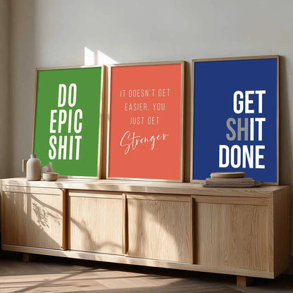 Motivational Wall Art Paintings for Living Room - Wall Poster With frames by Kotart store