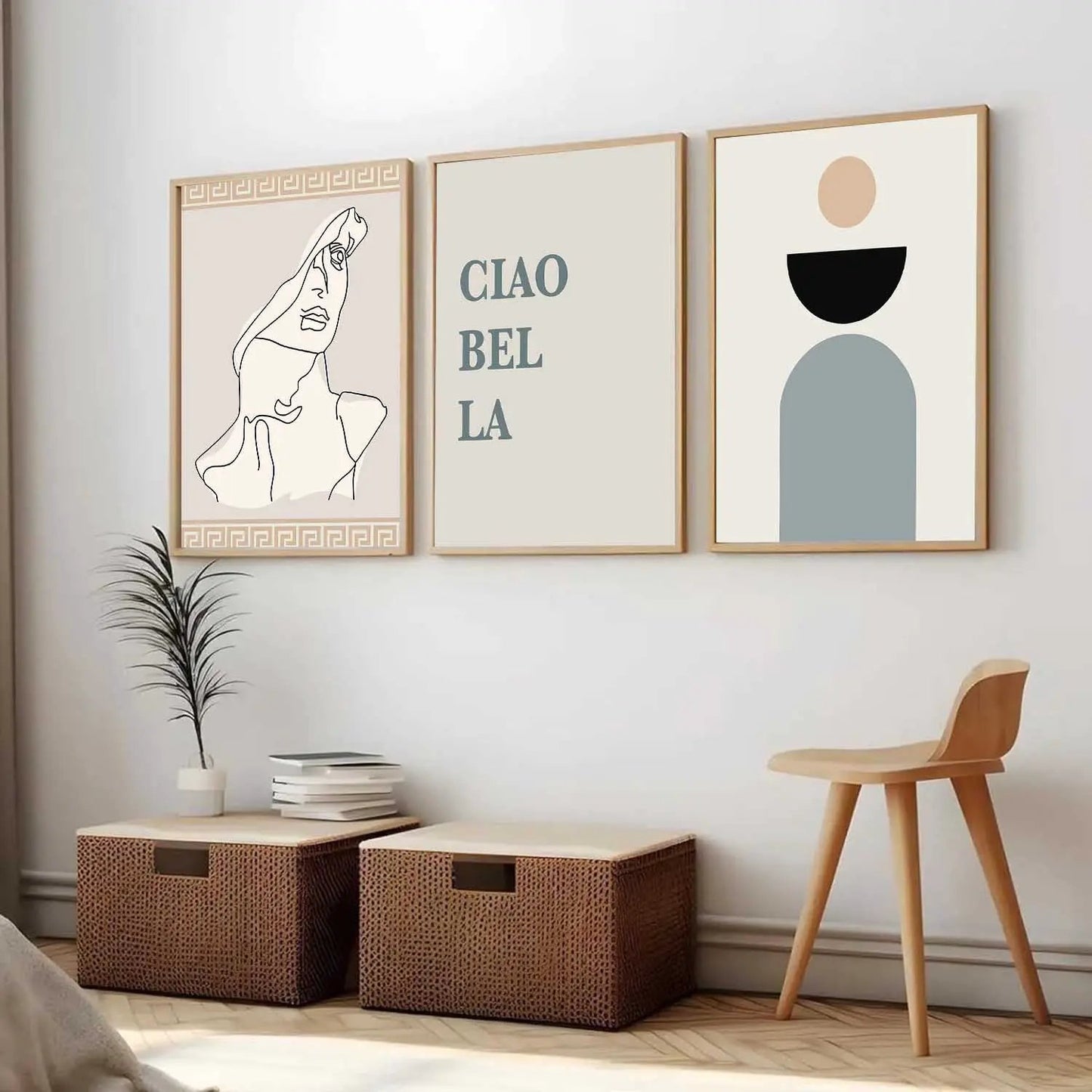 Boho  Wall   Art Paintings for Living Room - Wall Poster With frames