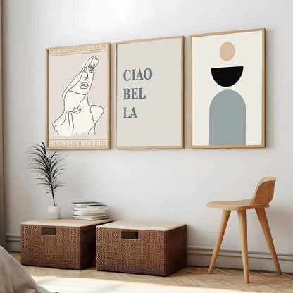 Boho  Wall   Art Paintings for Living Room - Wall Poster With frames