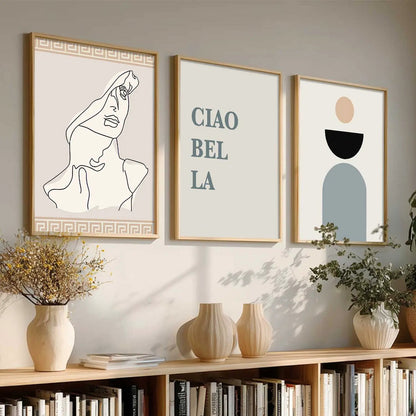 Boho  Wall   Art Paintings for Living Room - Wall Poster With frames