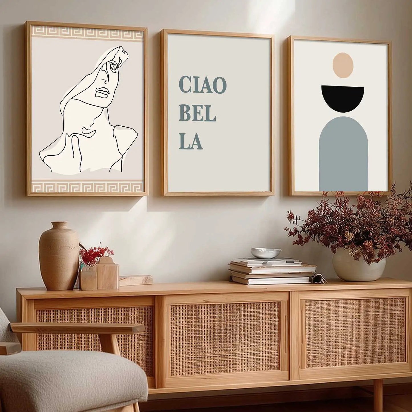 Boho  Wall   Art Paintings for Living Room - Wall Poster With frames
