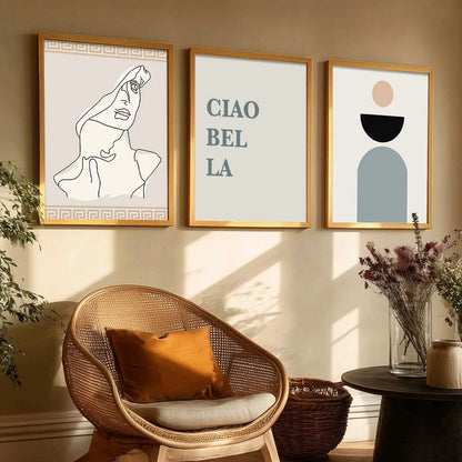 Boho  Wall   Art Paintings for Living Room - Wall Poster With frames
