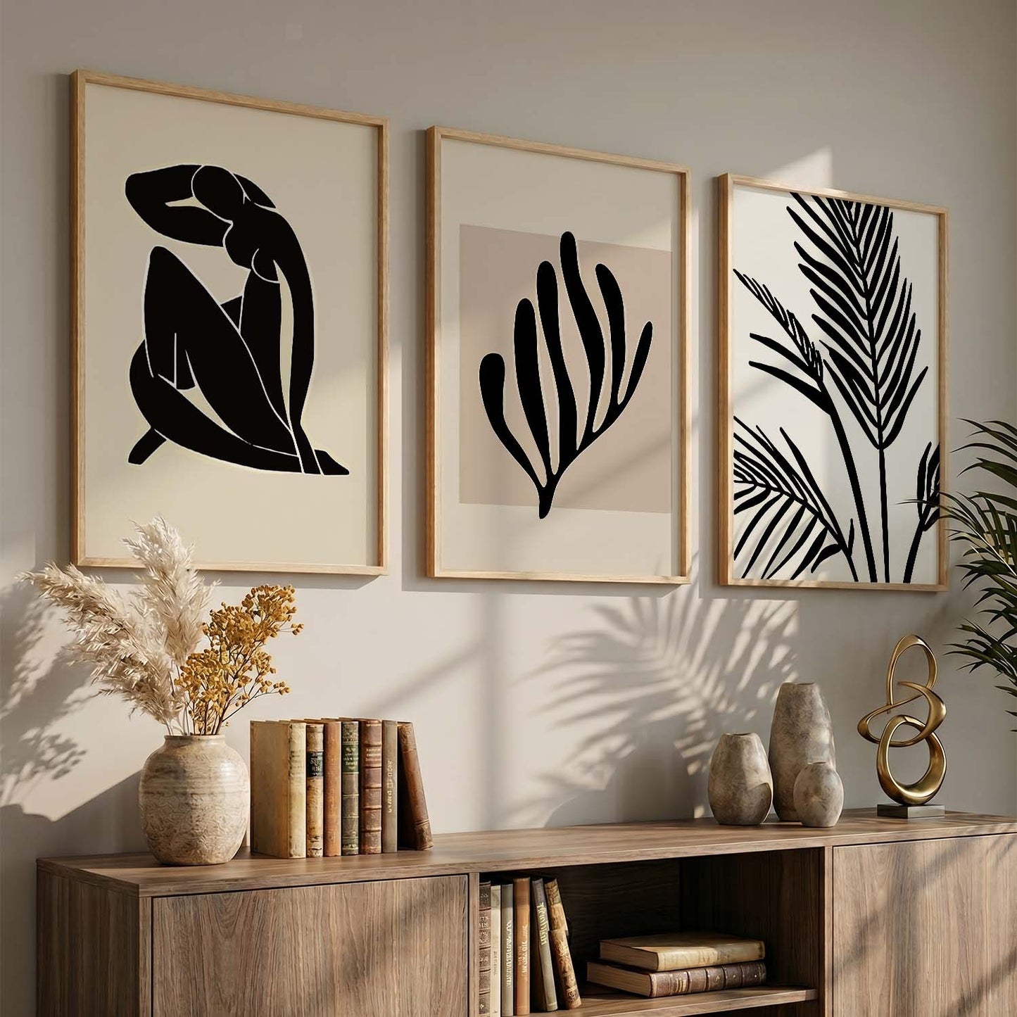 Boho  Wall  Art Paintings for Living Room - Wall Poster With frames