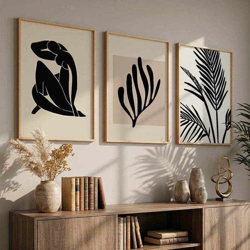 Boho  Wall  Art Paintings for Living Room - Wall Poster With frames