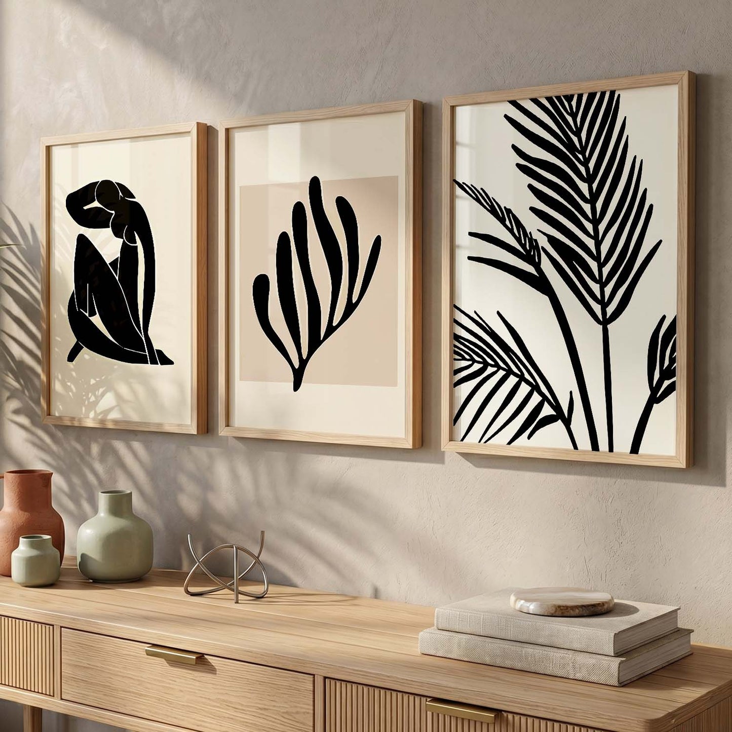Boho  Wall  Art Paintings for Living Room - Wall Poster With frames