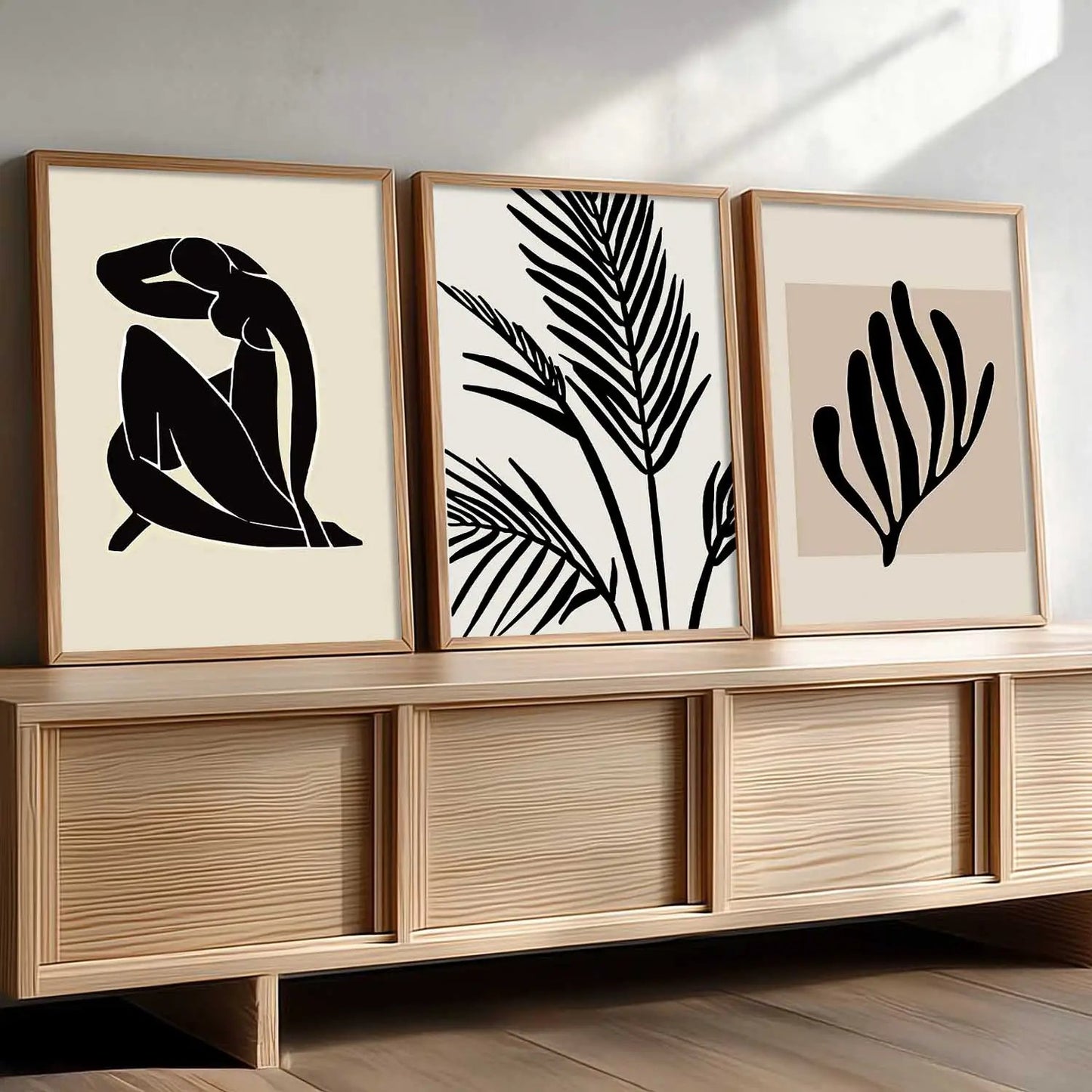 Boho  Wall  Art Paintings for Living Room - Wall Poster With frames