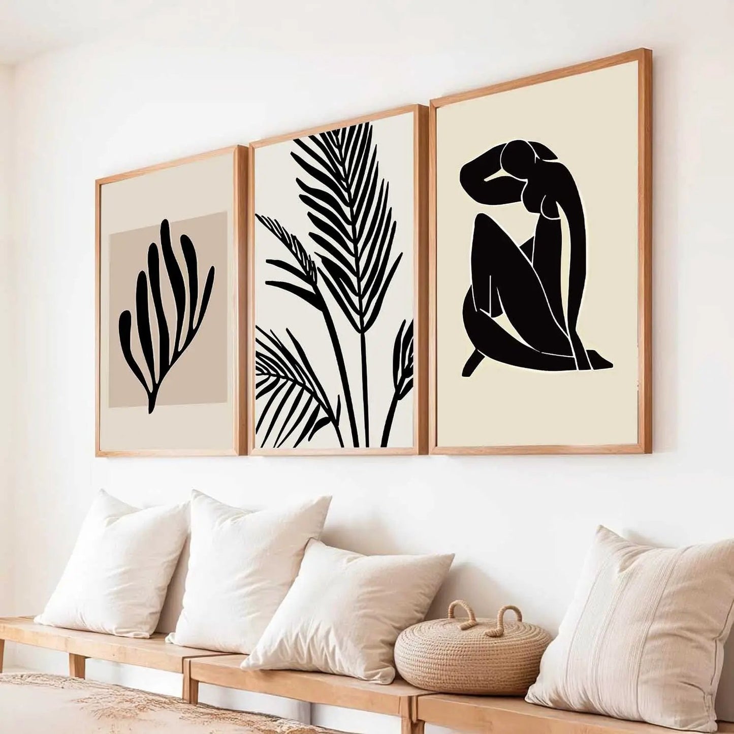 Boho  Wall  Art Paintings for Living Room - Wall Poster With frames