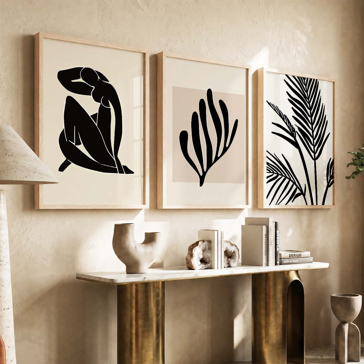 Boho  Wall  Art Paintings for Living Room - Wall Poster With frames