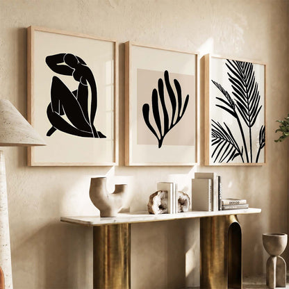 Boho  Wall  Art Paintings for Living Room - Wall Poster With frames