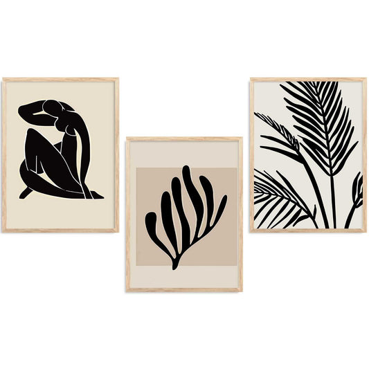 Boho  Wall  Art Paintings for Living Room - Wall Poster With frames