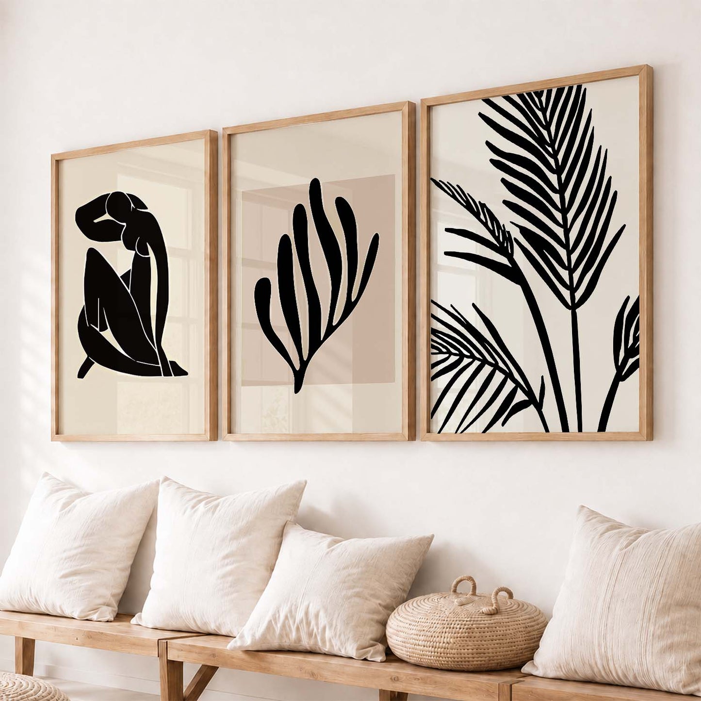 Boho  Wall  Art Paintings for Living Room - Wall Poster With frames