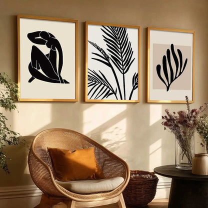 Boho  Wall  Art Paintings for Living Room - Wall Poster With frames