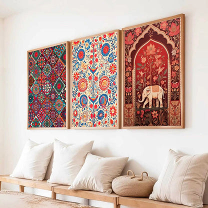 Traditional Wall Art Paintings for Living Room - Wall Poster With frames by Kotart store