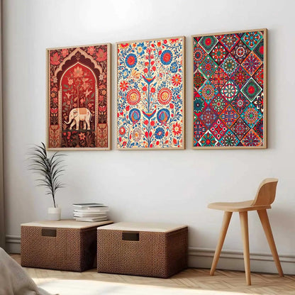 Traditional Wall Art Paintings for Living Room - Wall Poster With frames by Kotart store