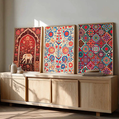 Traditional Wall Art Paintings for Living Room - Wall Poster With frames by Kotart store