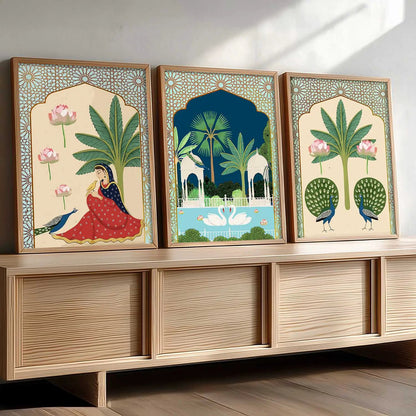 Traditional Wall Art Paintings for Living Room - Wall Poster With frames by Kotart store