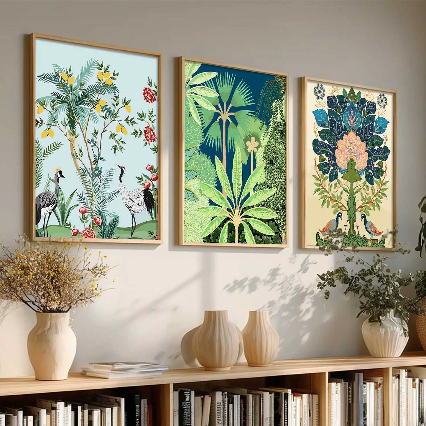 Madhubani  Wall  Art Paintings for Living Room - Wall Poster With frames